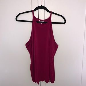 Candie’s Open Back Scalloped Top